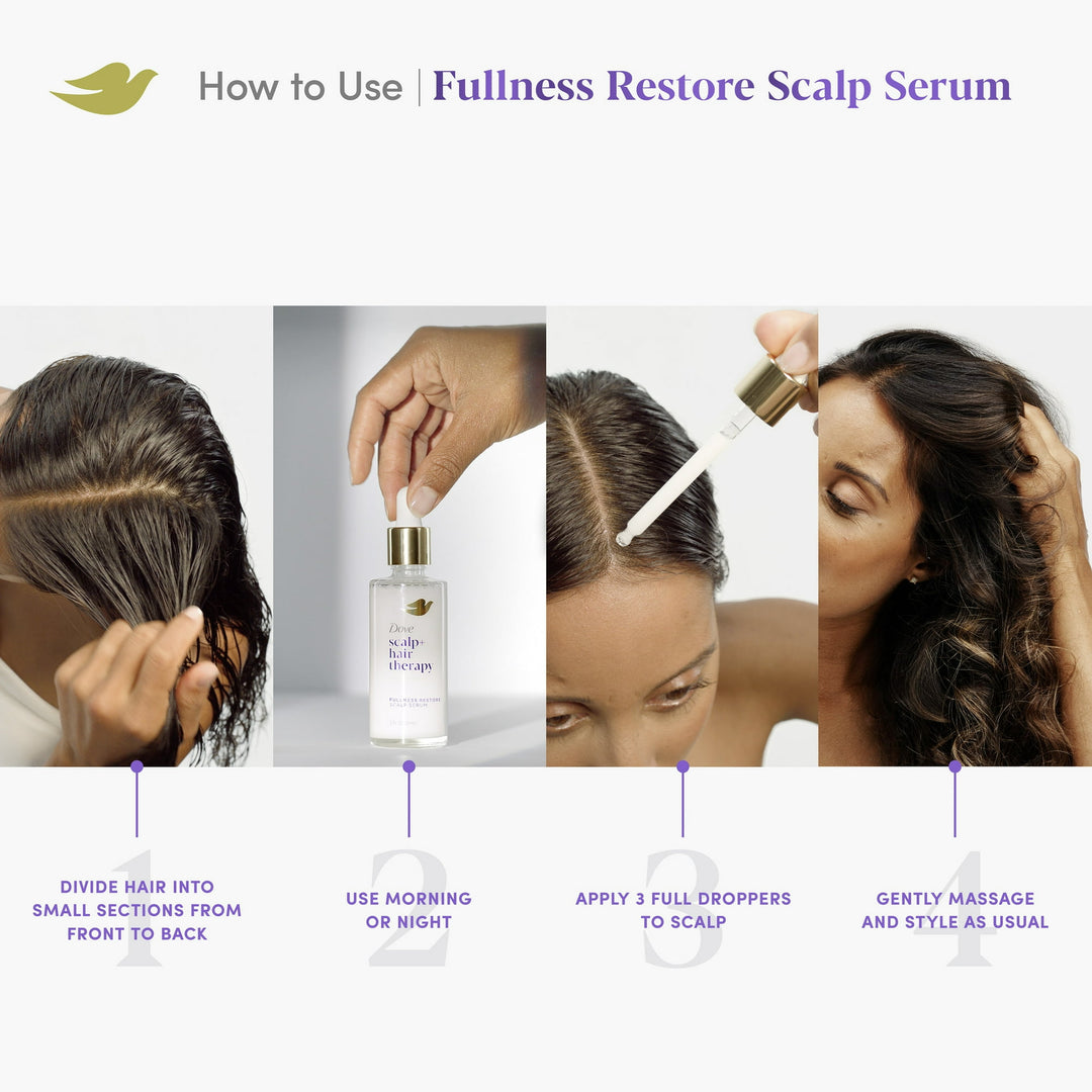 Dove Scalp + Hair Therapy Density Boost Fullness Restore Scalp Serum