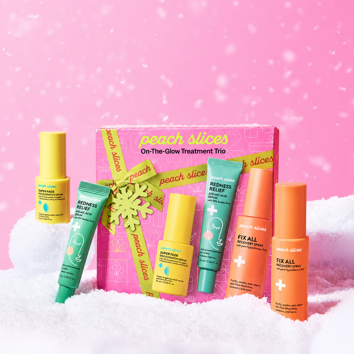 Peach Slices On-The-Glow Treatment Trio 3-Piece Skincare Set