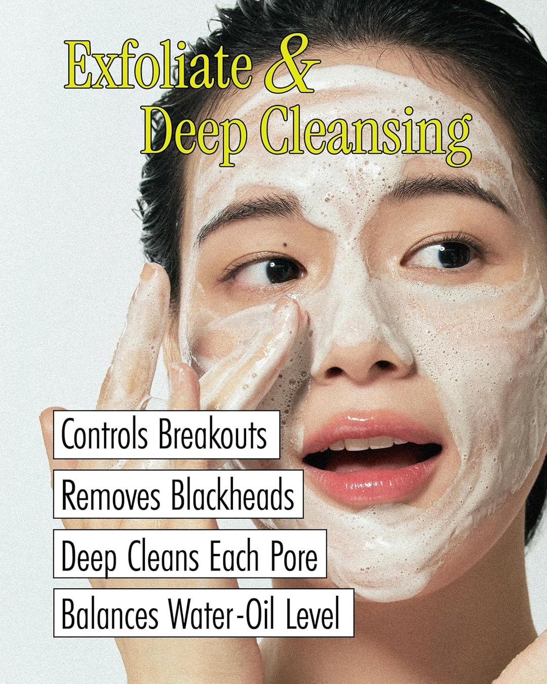 BRMUD Relief Mud Pack to Foam Cleanser – 2-in-1 Korean Skincare