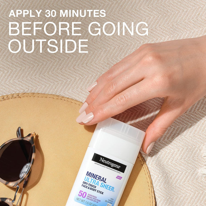 Neutrogena - Ultra Sheer Face & Body Mineral Sunscreen Stick  - 42g