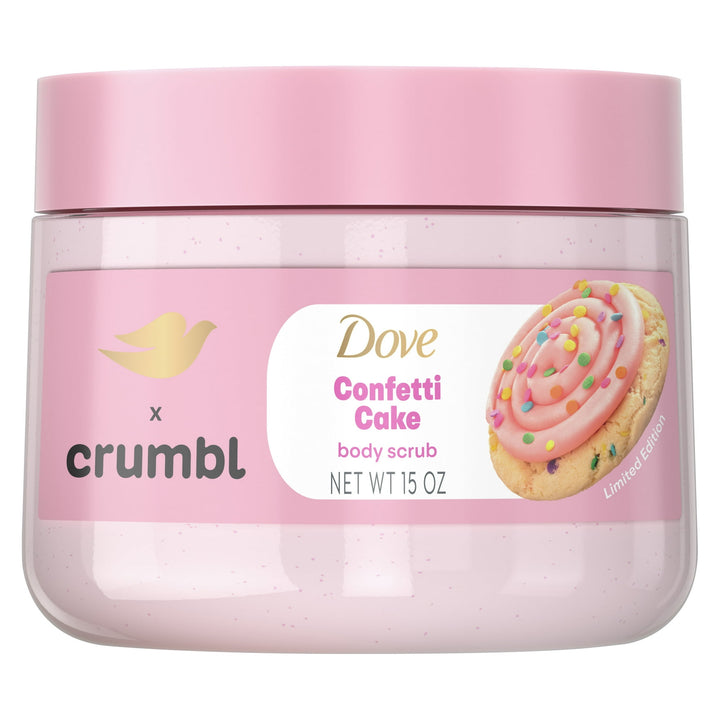Dove x Crumbl Exfoliating Body Scrub Confetti Cake