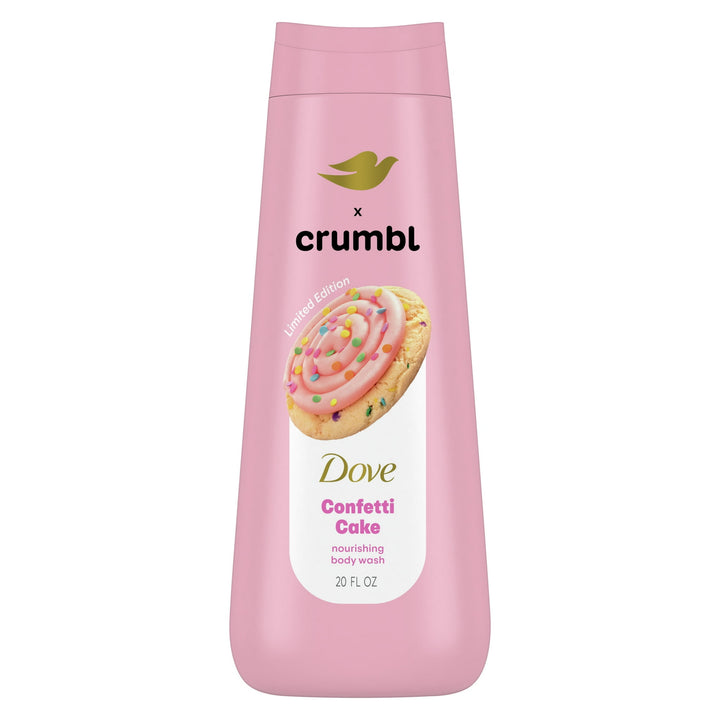 Dove x Crumbl Moisturizing Liquid Body Wash Confetti Cake