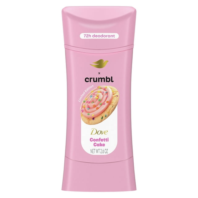 Dove x Crumbl - Deodorant Stick Crumbl Confetti Cake Aluminum Free