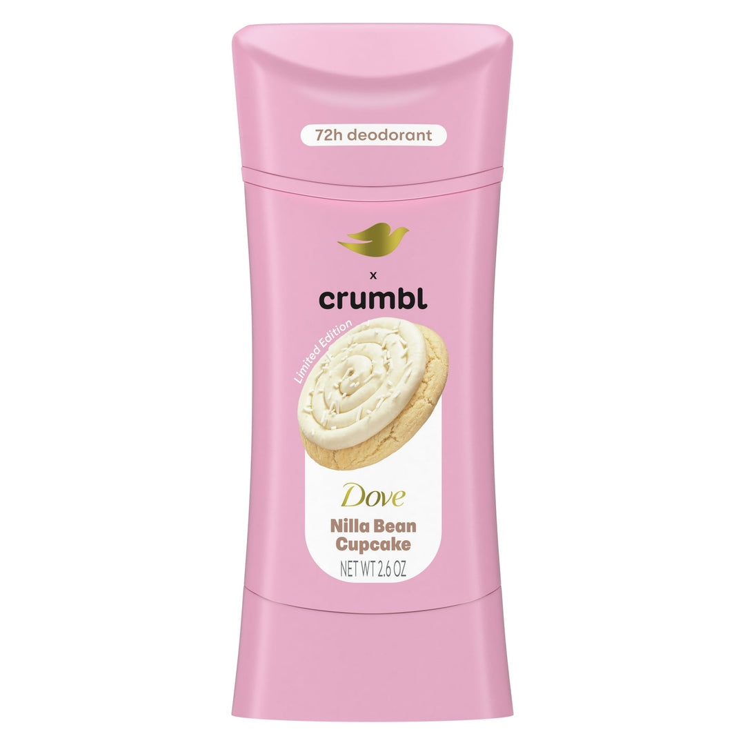 Dove x Crumbl - Deodorant Stick Crumbl Nilla Bean Cupcake Aluminum Free