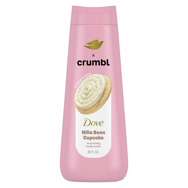 Dove x Crumbl - Moisturizing Liquid Body Wash Nilla Bean Cupcake