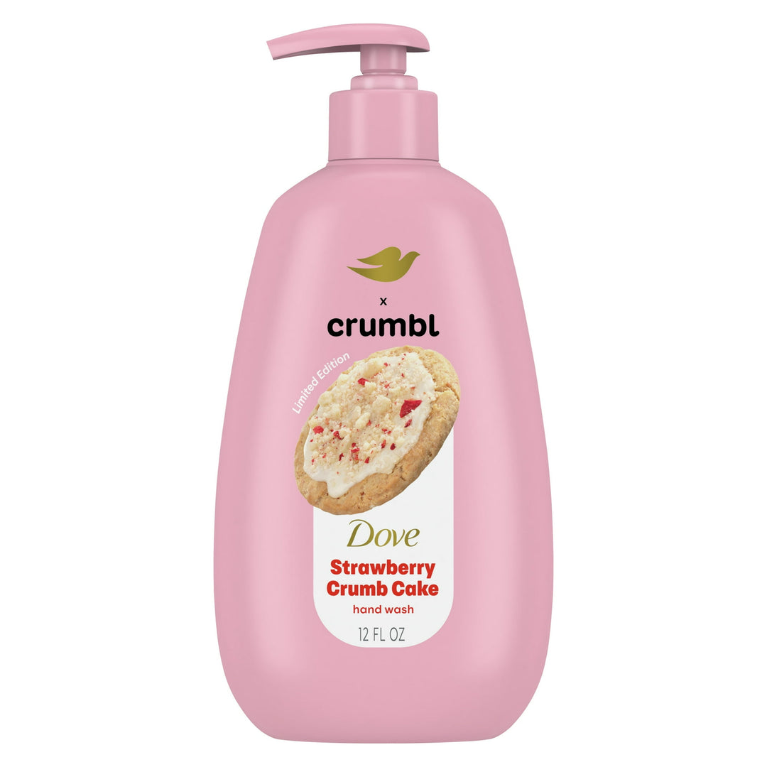 Dove x Crumbl Moisturizing Liquid Hand Wash Strawberry Cookie