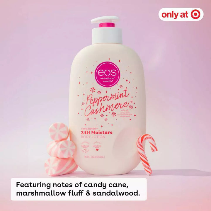 eos Holiday Body Lotion Peppermint Cashmere