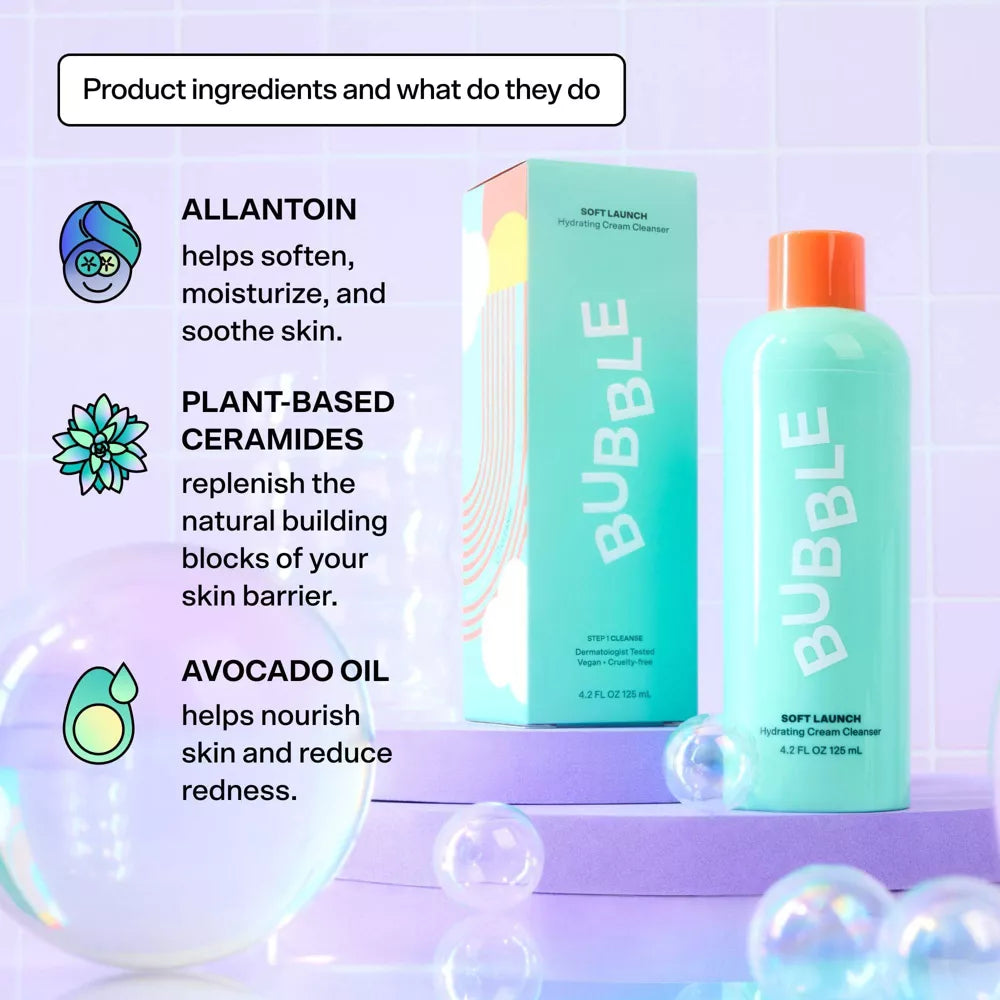 Bubble Skincare Shower Caddy Skincare Sets for Dry Skin