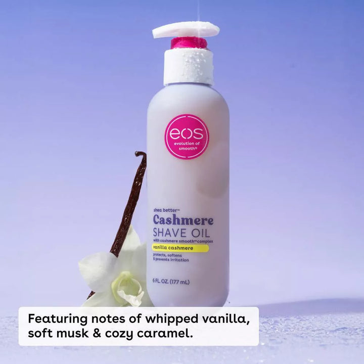 eos - Scheerolie - Vanille Kasjmier - 177ml