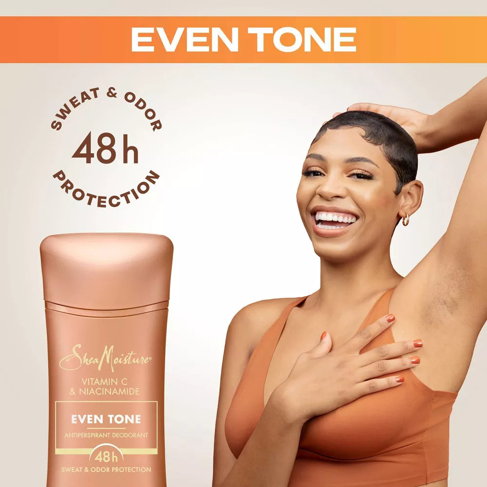 SheaMoisture - Even Tone Antiperspirant Deodorant Stick with Vitamin C & Niacinamide - 74g