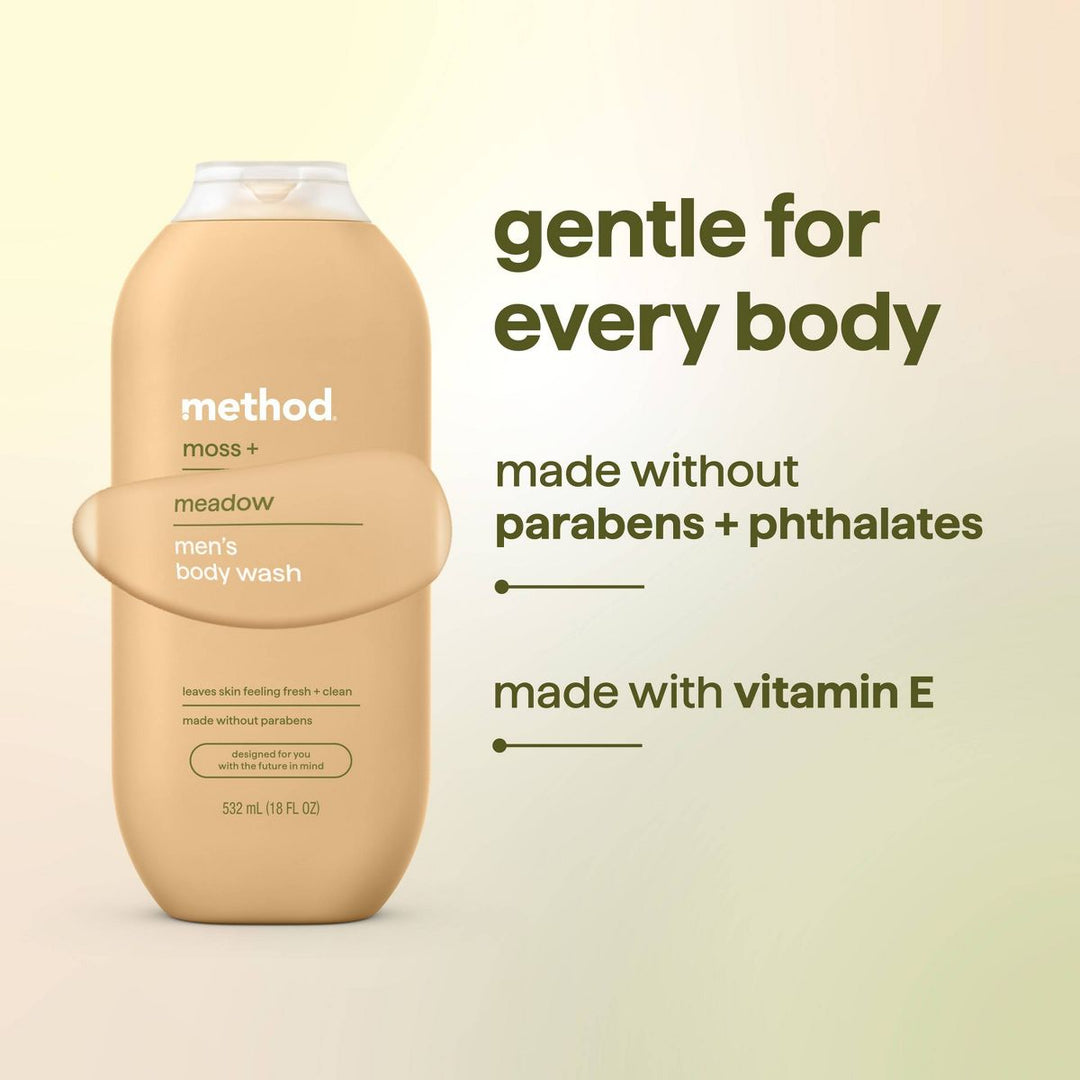 Method Men Moss + Meadow Moisturizing Body Wash