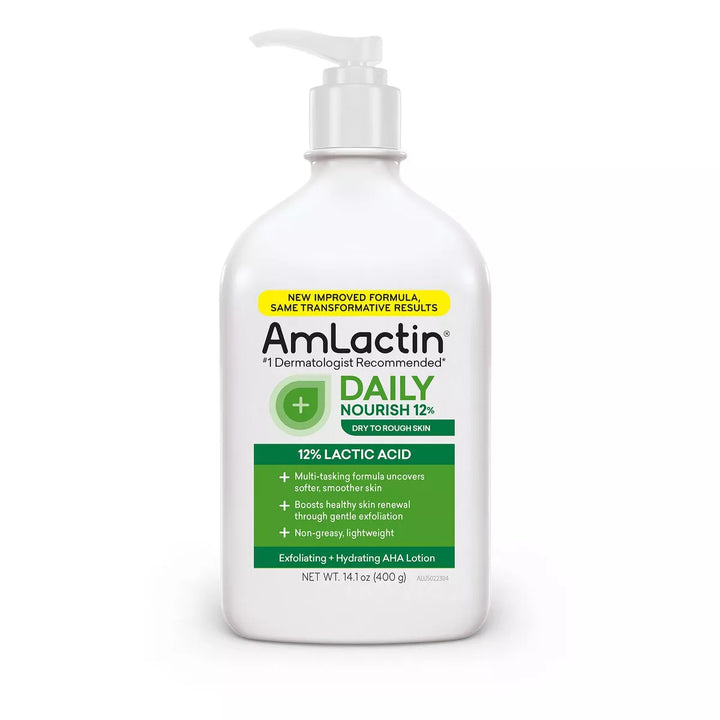 AmLactin - Daily Nourish Lotion with 12% Lactic Acid AHA - 400g