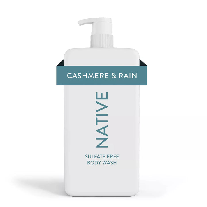 Native - Body Wash met pomp - Kasjmier &amp; Regen - Sulfaatvrij - 1064ml