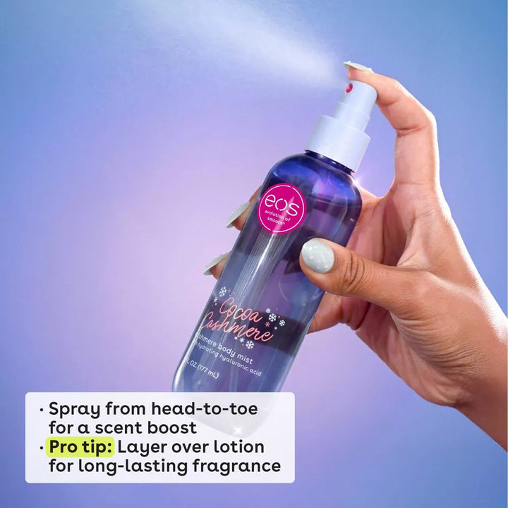 eos Holiday Body Mist Cocoa Cashmere