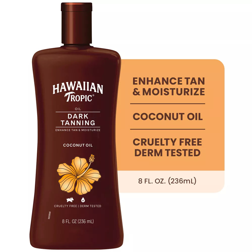 Huile de coco bronzante foncée Hawaiian Tropic