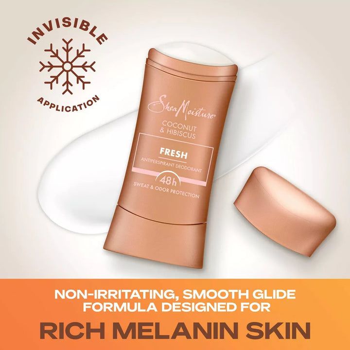 SheaMoisture - Kokosnoot &amp; Hibiscus Frisse Antitranspirant Deodorant Stick - 74g
