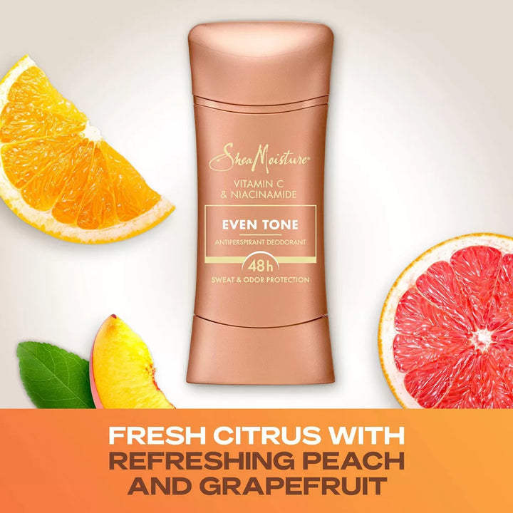 SheaMoisture - Even Tone Antiperspirant Deodorant Stick with Vitamin C & Niacinamide - 74g