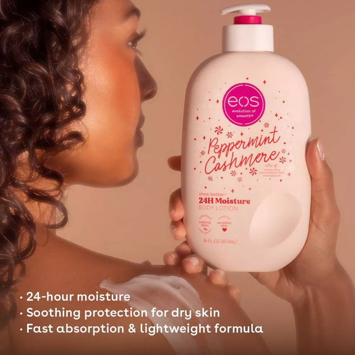 eos Holiday Body Lotion Peppermint Cashmere