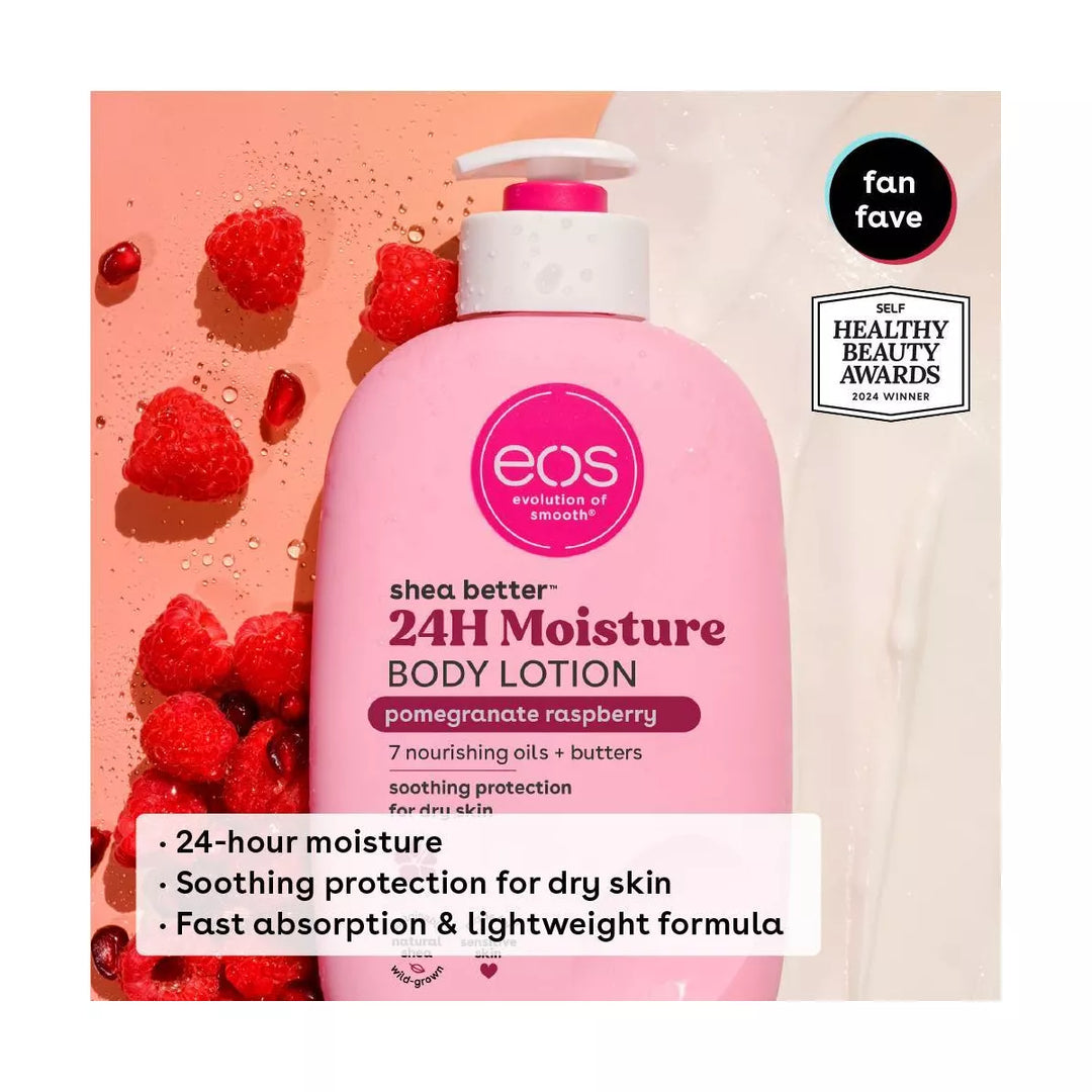 eos Shea Better Moisture Body Lotion - Pomegranate Raspberry - 16 fl oz