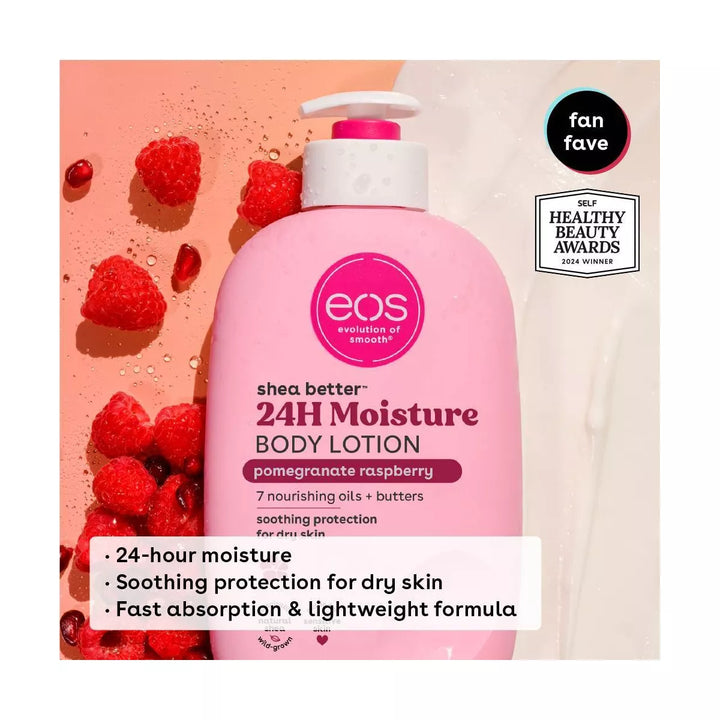eos Shea Better Moisture Body Lotion - Pomegranate Raspberry - 16 fl oz