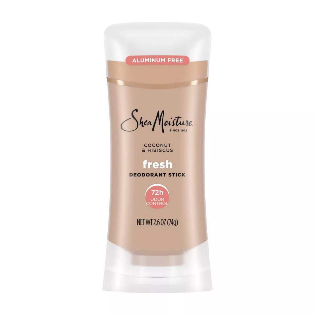 SheaMoisture - Deodorant Stick Aluminium Vrij - Fris - Kokosnoot &amp; Hibiscus - 74g