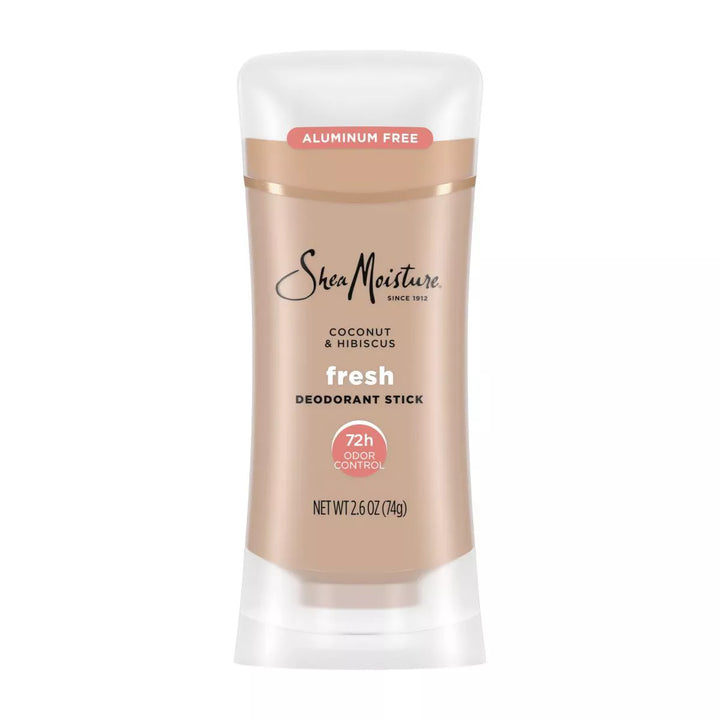 SheaMoisture - Deodorant Stick Aluminium Vrij - Fris - Kokosnoot &amp; Hibiscus - 74g