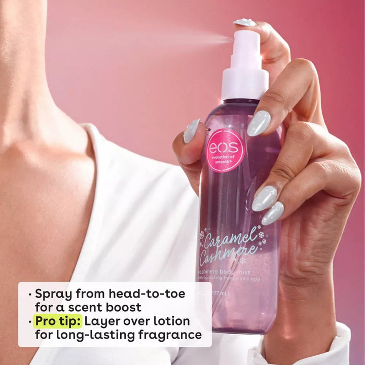 eos Holiday Body Mist Caramel Cashmere
