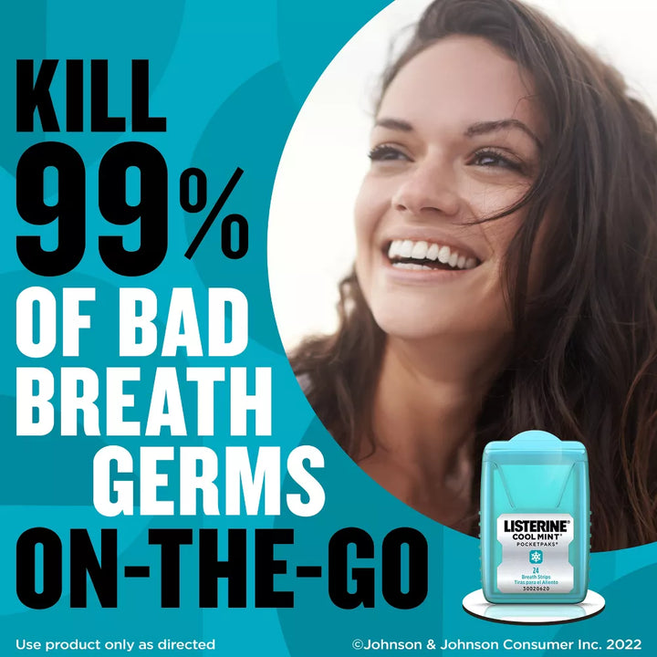 Listerine - Pocketpaks Fresh Breath Strips Mint