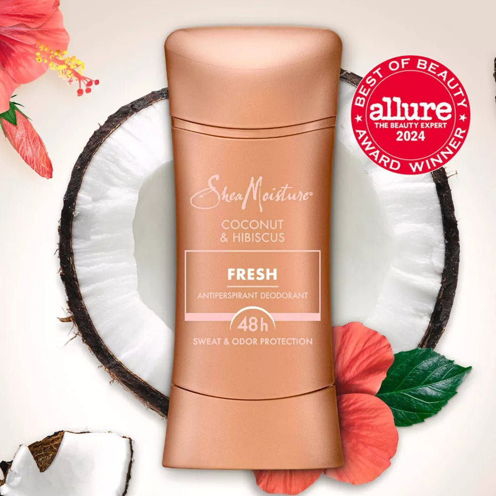SheaMoisture - Kokosnoot &amp; Hibiscus Frisse Antitranspirant Deodorant Stick - 74g
