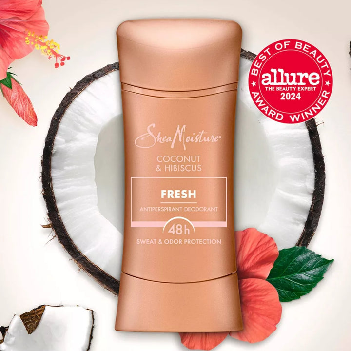 SheaMoisture - Kokosnoot &amp; Hibiscus Frisse Antitranspirant Deodorant Stick - 74g
