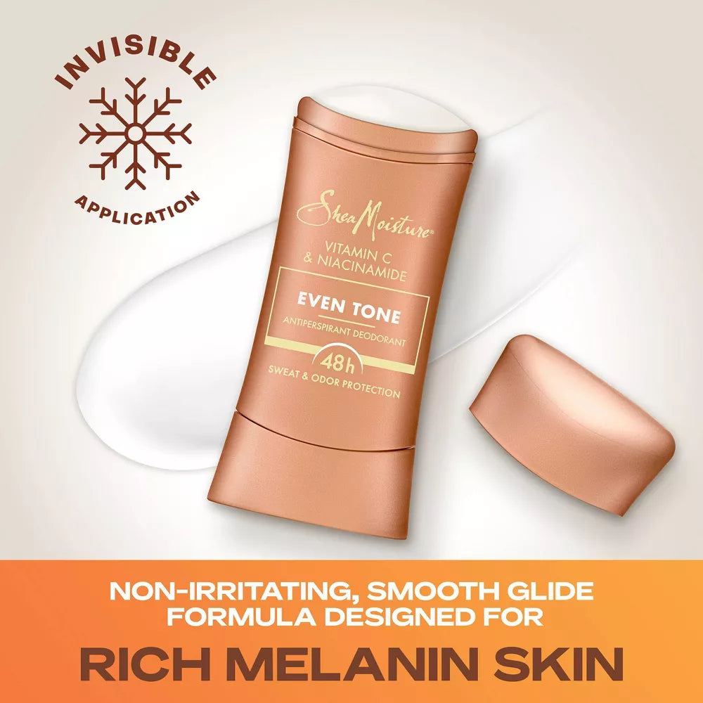 SheaMoisture - Even Tone Antiperspirant Deodorant Stick with Vitamin C & Niacinamide - 74g