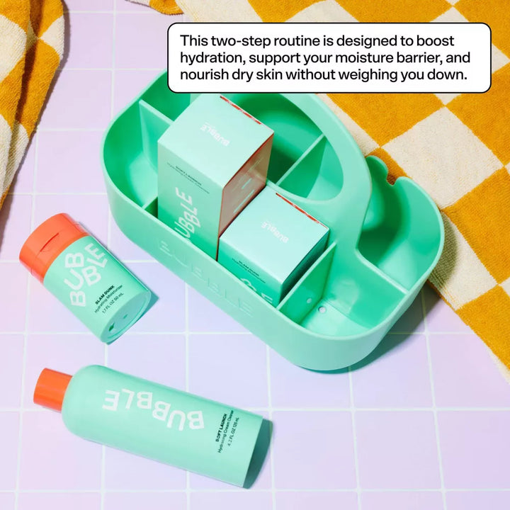 Bubble Skincare Shower Caddy Skincare Sets for Dry Skin