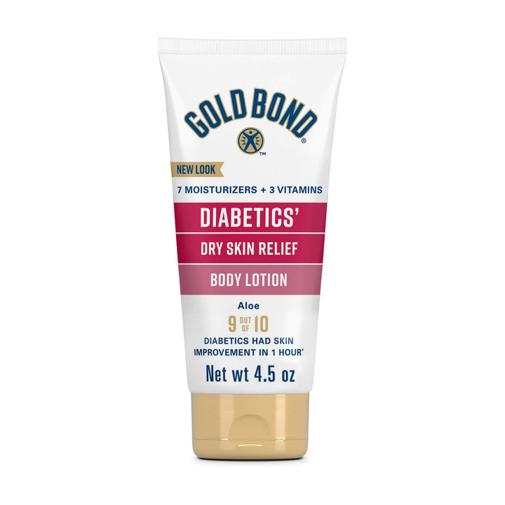 Gold Bond Diabetics Bodylotion voor droge huid - met aloë om te hydrateren en te verspreiden 127g