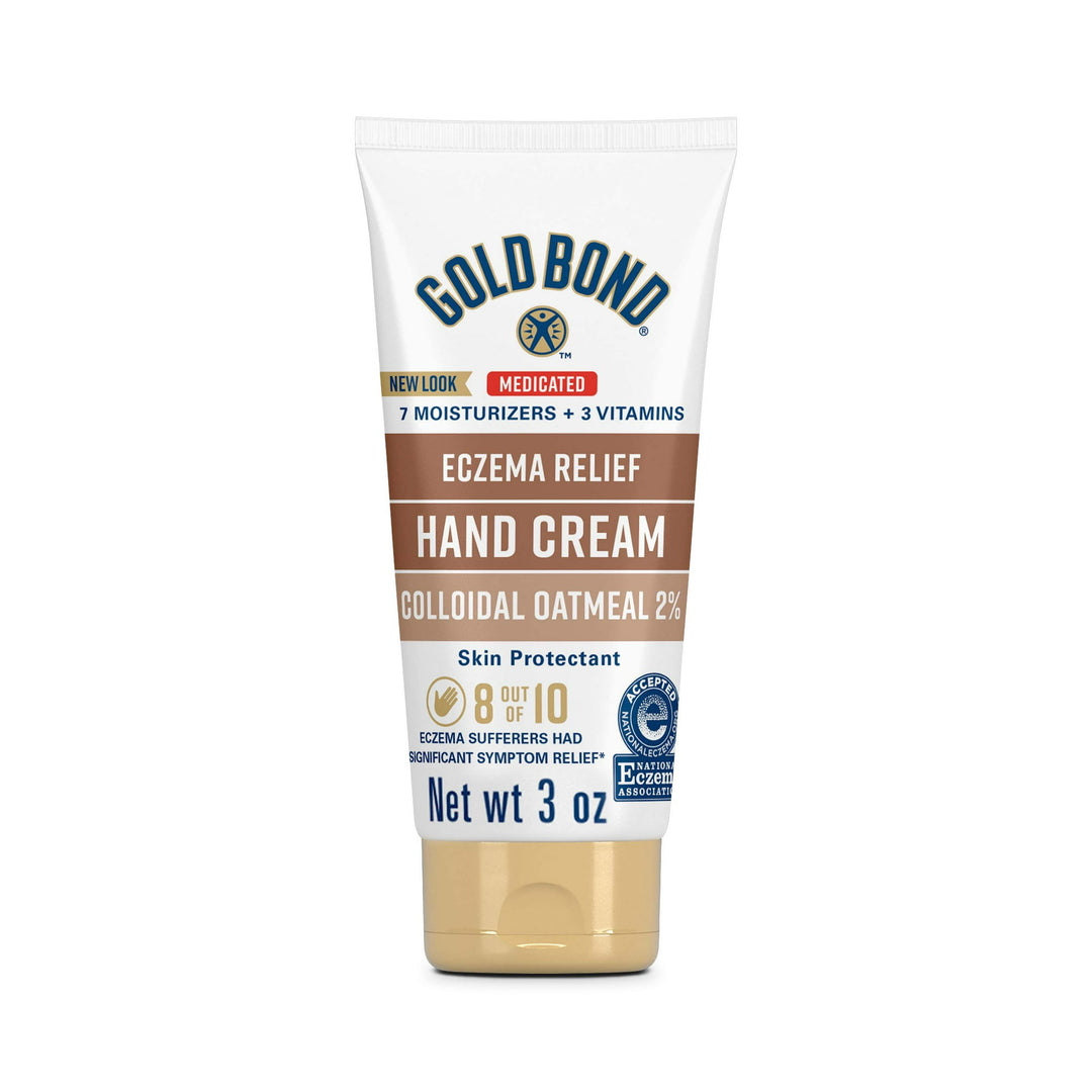 Gold Bond - Eczema Relief Hand- en Bodylotion & Crème voor Extreem Droge Huid met 2% Colloïdale Havermout - 85g