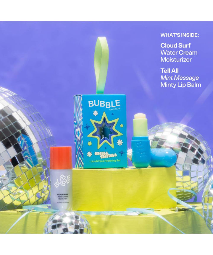 Bubble Skincare Chill Thrill Lips & Face Hydrating Set