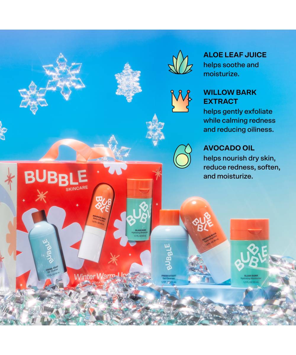 Bubble - Winter Warming-Up 3-Stappen Hydratatie Routine