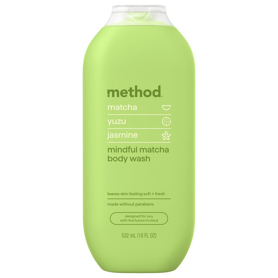 Method Mindful Matcha Body Wash with Plant-Based Cleansers