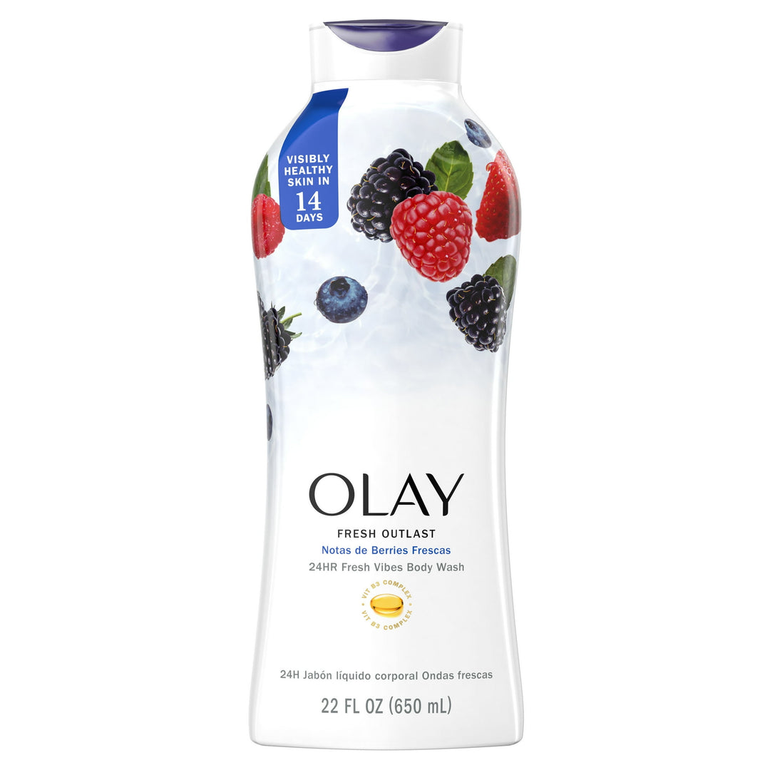 Olay - Fresh Outlast Women's Body Wash - Berries Frescas - 650ml