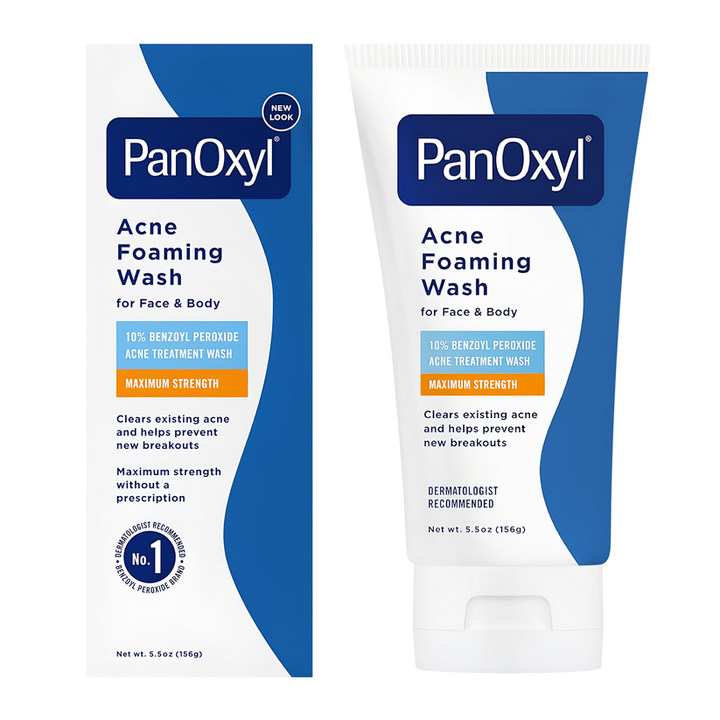 PanOxyl - Acne Foaming Wash with 10% Benzoyl Peroxide - 156 g