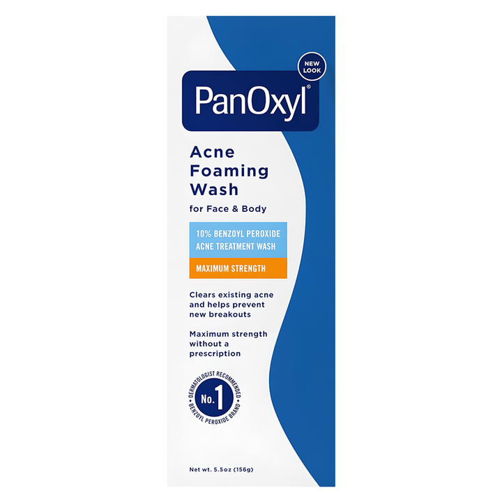 PanOxyl - Acne Foaming Wash with 10% Benzoyl Peroxide - 156 g