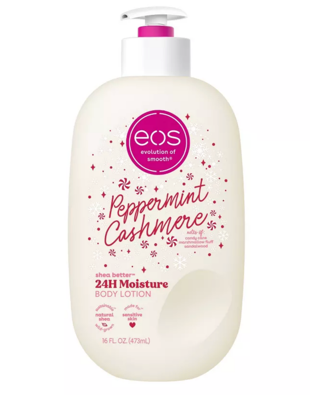 eos Holiday Body Lotion Peppermint Cashmere