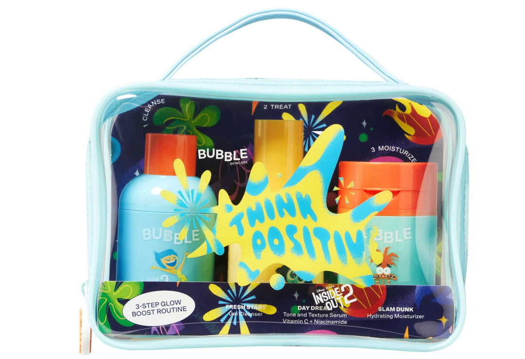 Bubble - Skincare Inside Out 2: Think Positive 3-stappen Glow Boost Routine voor alle huidtypes