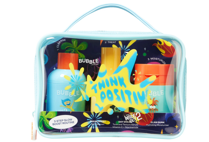 Bubble - Skincare Inside Out 2: Think Positive 3-stappen Glow Boost Routine voor alle huidtypes