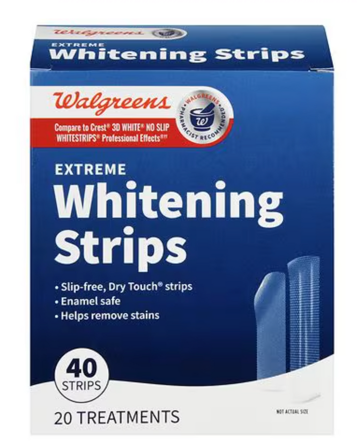 Walgreens Whitening Wraps with Advanced Form Fitting Mint