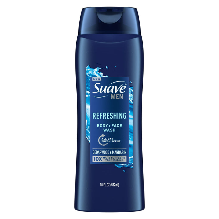 Suave - Refreshing Body + Face Wash - 532ml