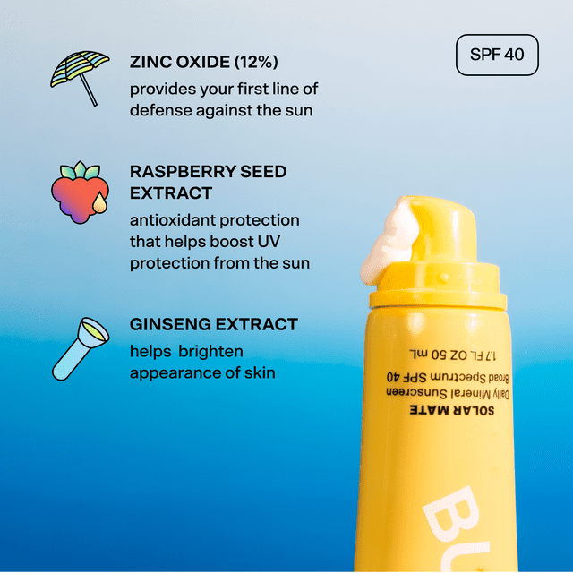 Bubble -  Solar Mate Daily Mineral SPF 40 - 50ml