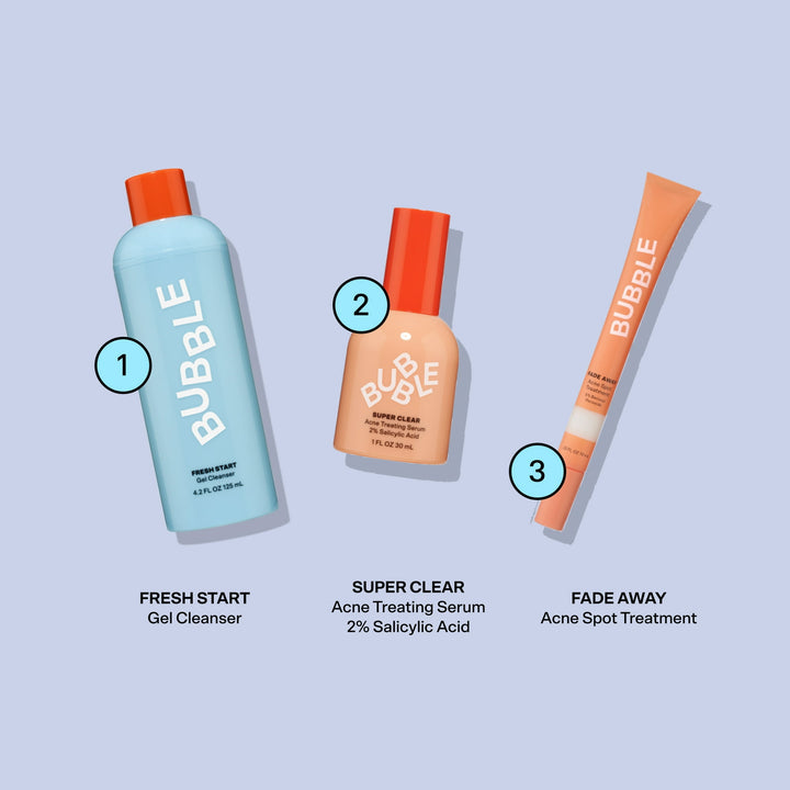 Bubble - Fade Away 5% Benzol Peroxide Acne Spot Treatment - Puistjes - Acnelittekens -  10ml