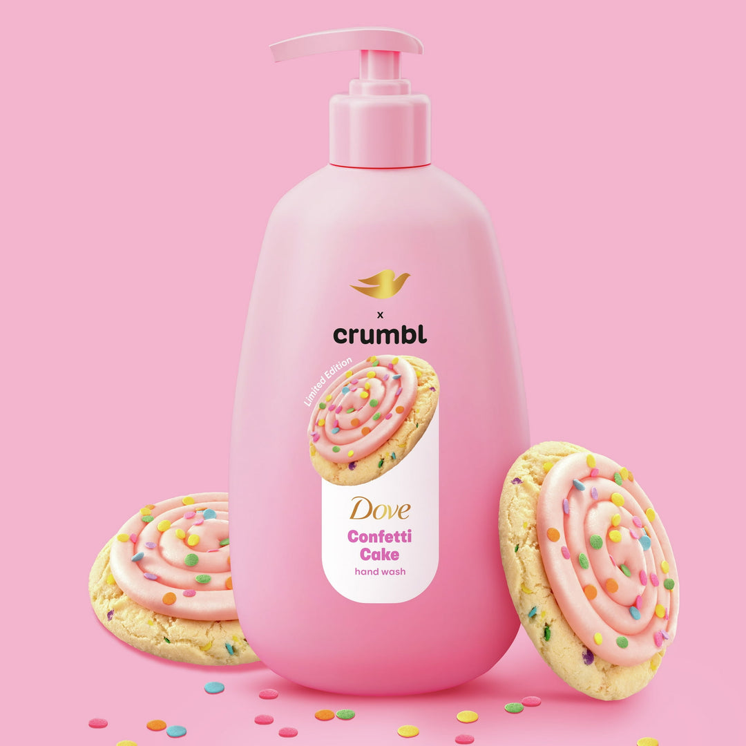 Dove x Crumbl Moisturizing Liquid Hand Wash Confetti Cake