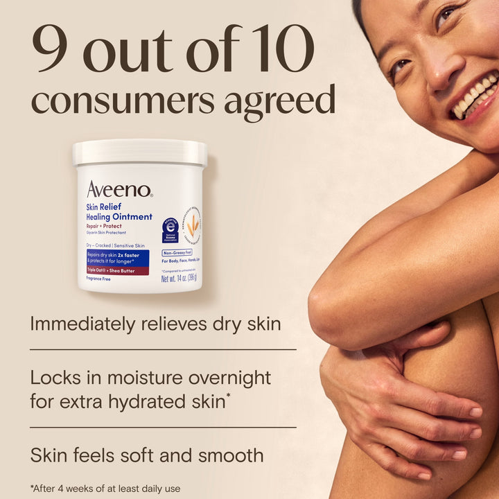 Aveeno Skin Relief Healing Ointment for Dry Sensitive Skin
