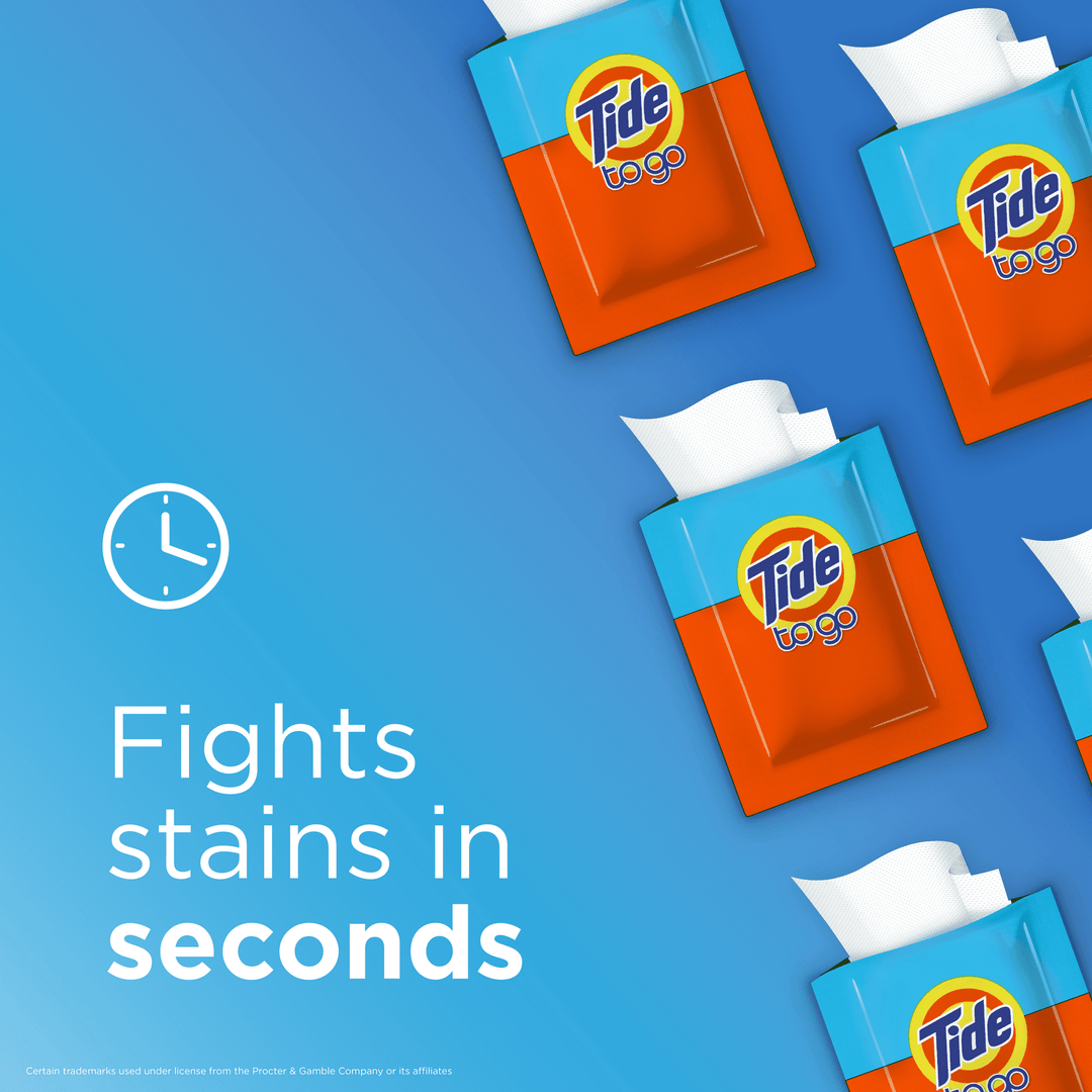 Tide To Go Instant Stain Remover Wipes